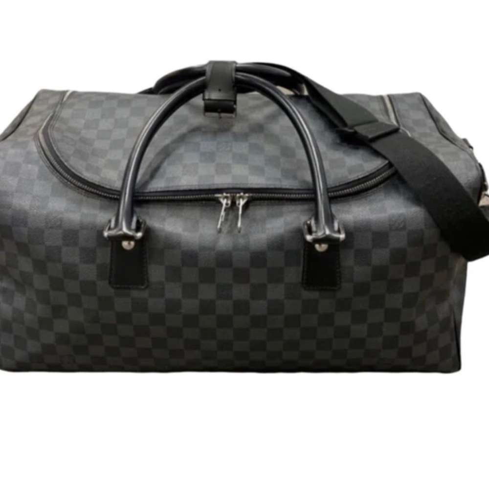 Louis Vuitton Damier Graphite Roadster 50 Canvas & Leather Duffle - Picture 2 of 4